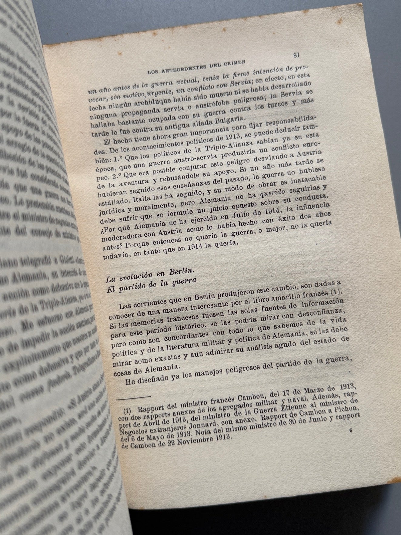 Libro de: Yo acuso, Un alemán - Imprenta Hijos de F. Vives Mora, 1916