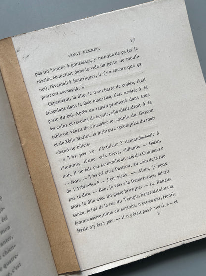 20 femmes, Jean Lorrain - Libraire Nilsson, ca. 1900