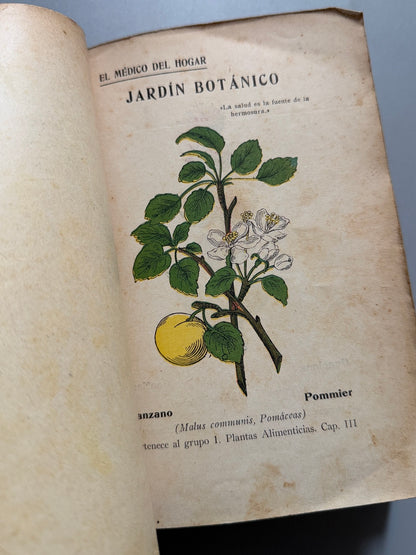 Libro de: Tratado popular de plantas medicinales, Wifredo Boué - Librería Sintes, ca. 1930