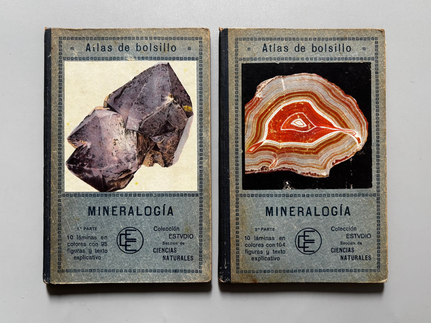 Atlas de bolsillo. Mineralogía, F. Pardillo - Casa Editorial Estudio, 1914