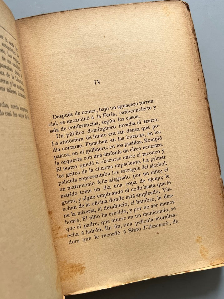 Libro de: En La Noche Dormida..., Emilio Bobadilla (Primera Edición) - Editorial Renacimiento, 1913