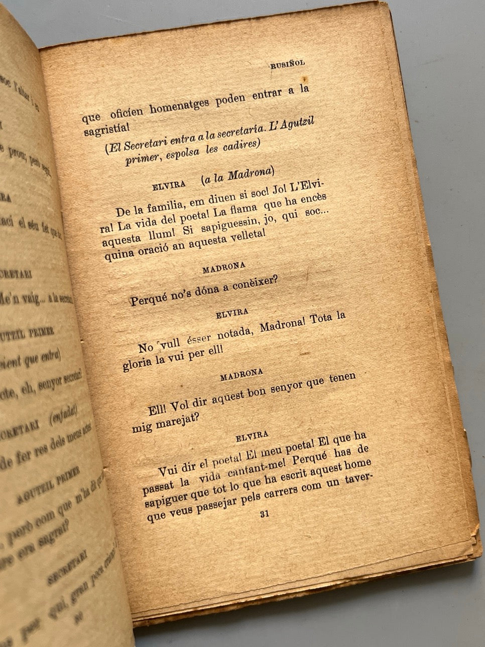 Libro de: L'homenatge, Santiago Russinyol (Firmado) - Antoni López Editor, Ca. 1910