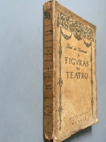 Libro de: Figuras De Teatro, José De Laserna - Renacimiento, 1914