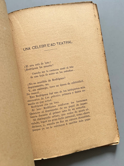 Libro de: Figuras De Teatro, José De Laserna - Renacimiento, 1914