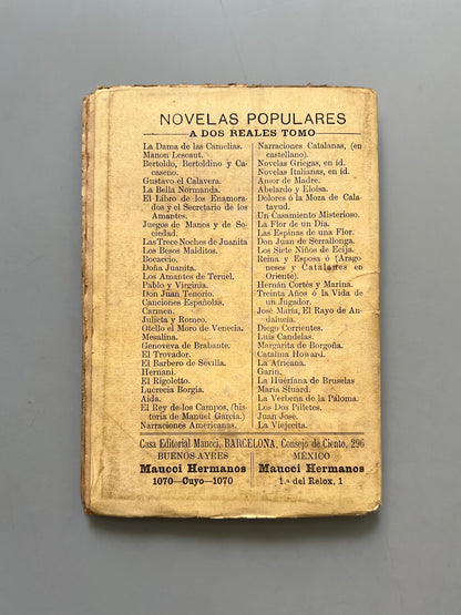 Libro de: El Rey De Los Campos (Manuel García), Rafael Guerrero - Casa Editorial Maucci, 1900