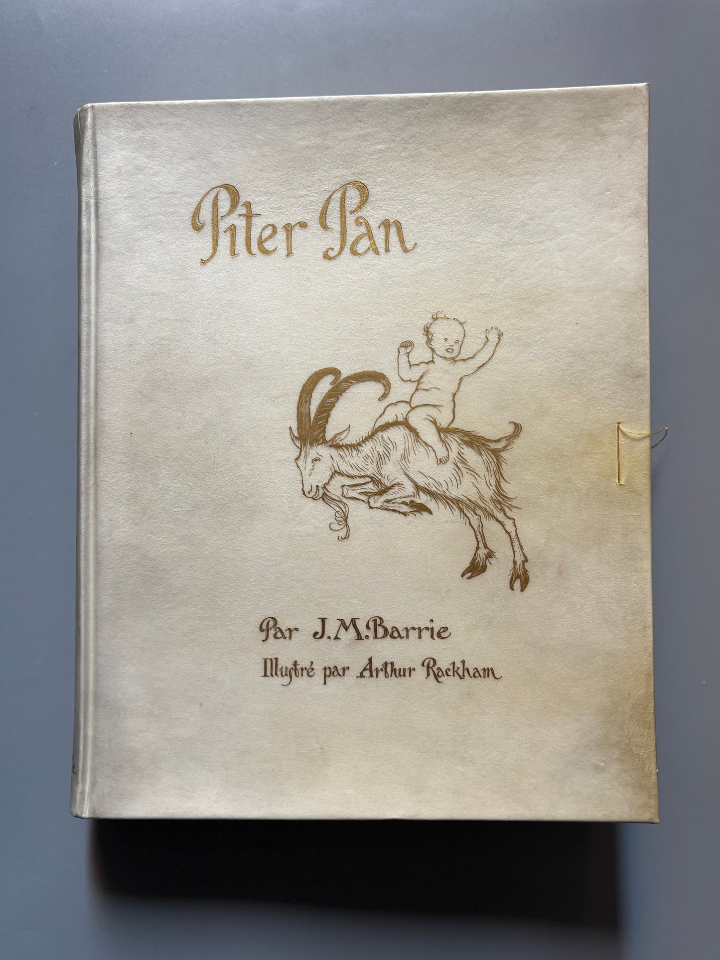 Libro de: Piter Pan Dans Les Jardins De Kensington, Arthur Rackham (firmado, nº8) Peter Pan - Hachette, 1907