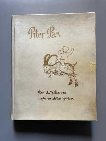 Libro de: Piter Pan Dans Les Jardins De Kensington, Arthur Rackham (firmado, nº8) Peter Pan - Hachette, 1907