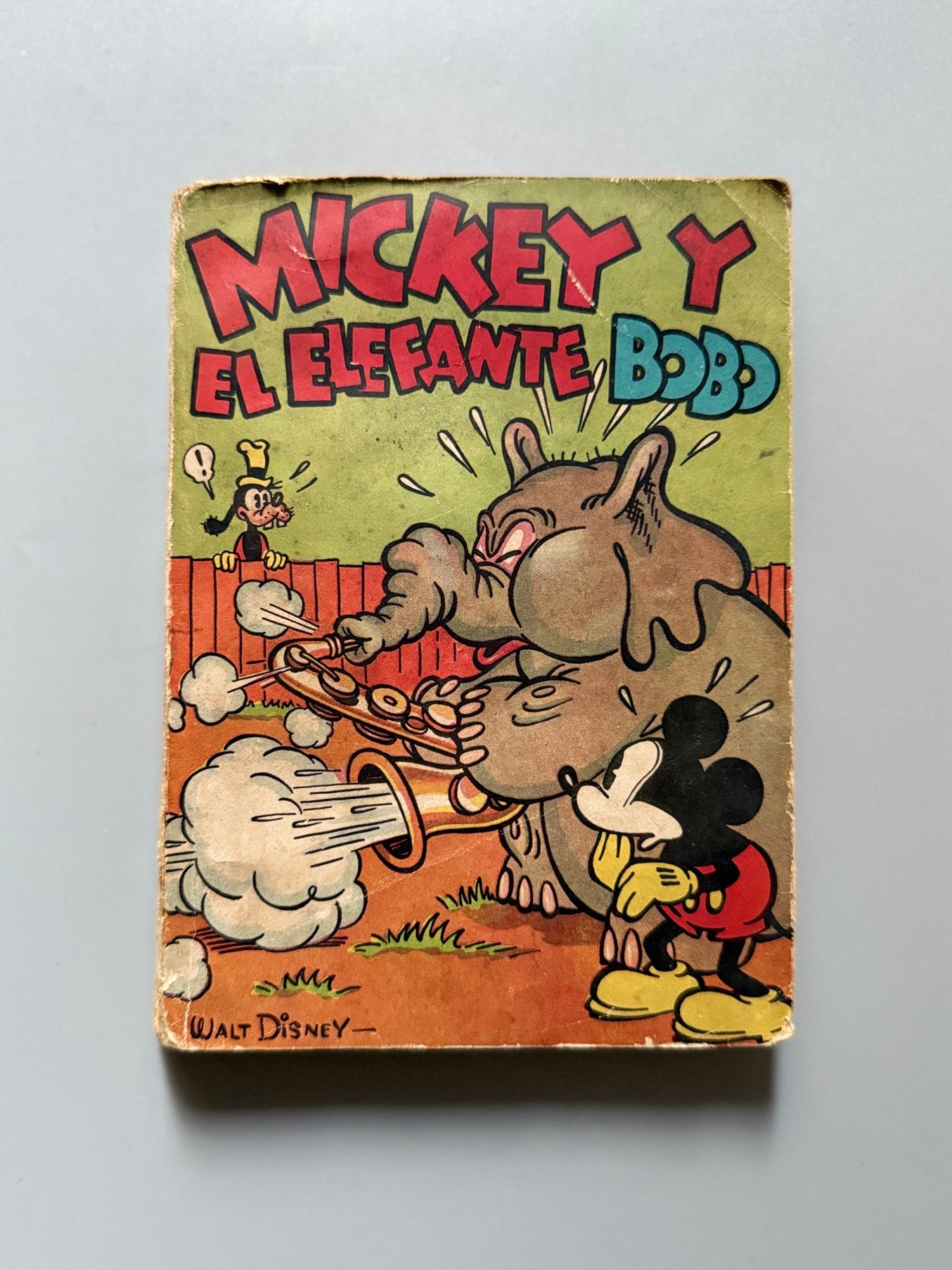 Mickey y el elefante bobo, Walt Disney (primera edición) - Editorial Molino, 1936