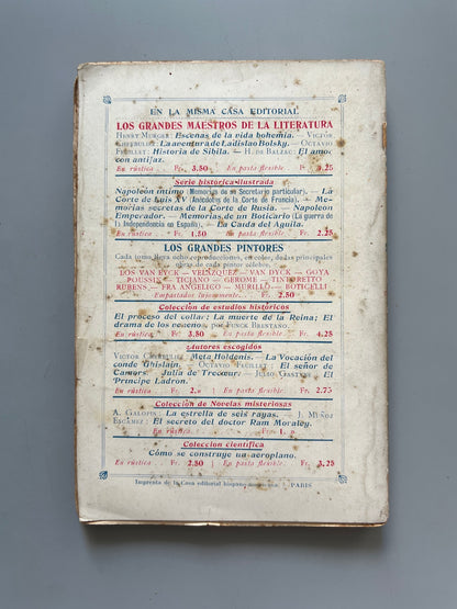 Libro de: Napoleón En Santa Elena, Conde De Las Cases - Casa Editorial Hispano-Americana, Ca. 1920