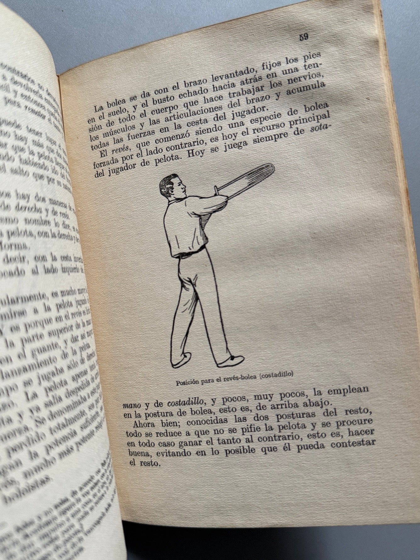 Libro de: Pelota vasca, Salvador del M. Gibert - Biblioteca Los Sports, ca. 1920