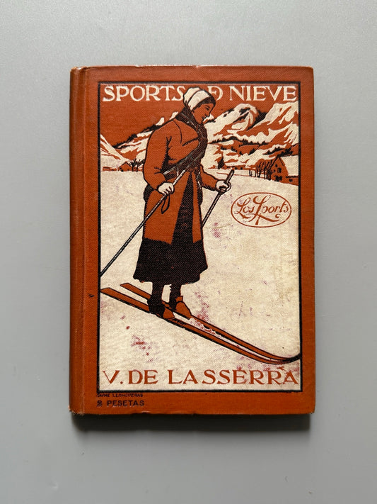 Sports de nieve, V. de Lasserra - Librería Sintes, ca.1920