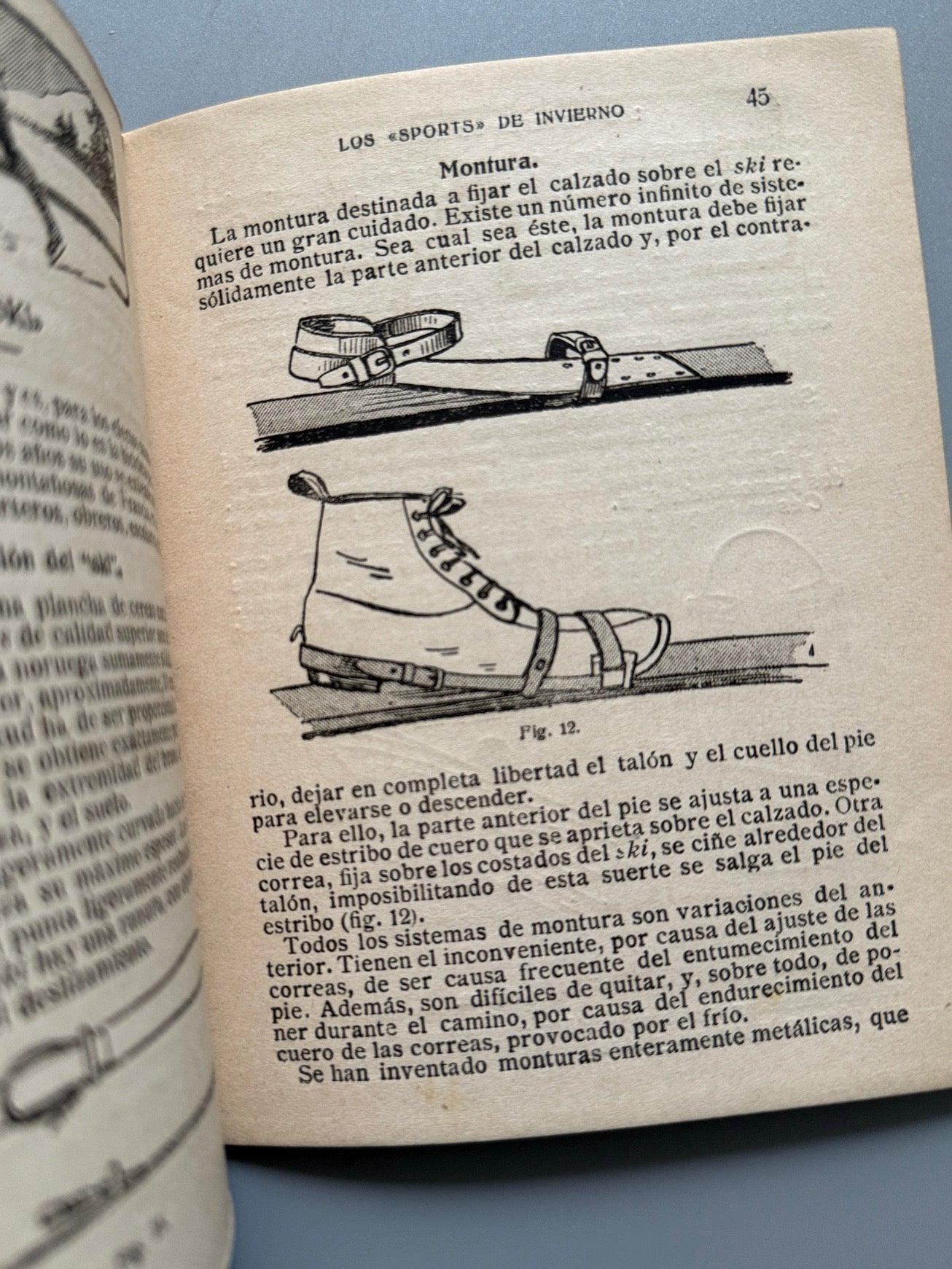 Libro de: El patinage y los deportes de invierno, Paul Ferrand - Ediciones Españoles, ca. 1920