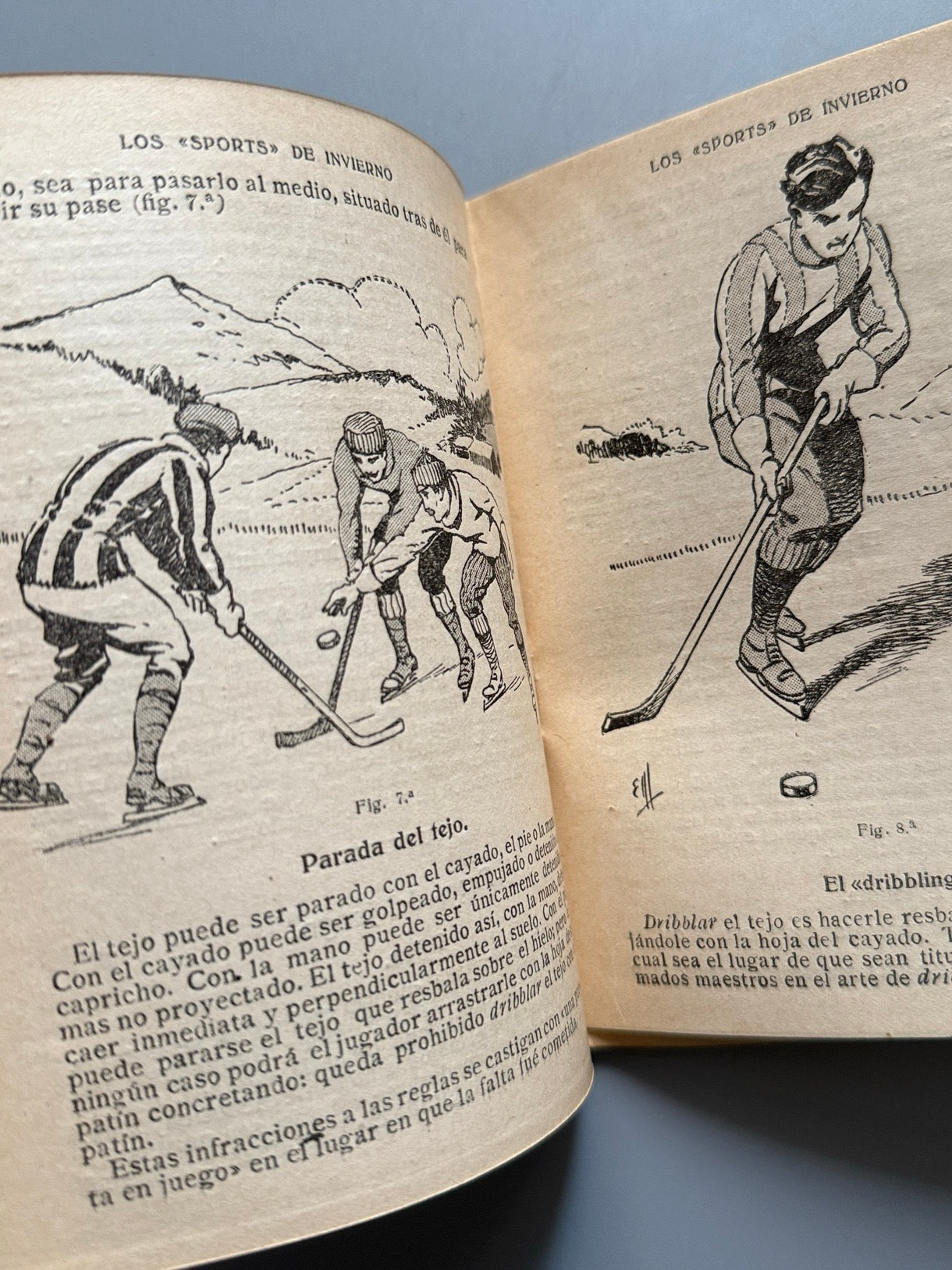 Libro de: El patinage y los deportes de invierno, Paul Ferrand - Ediciones Españoles, ca. 1920