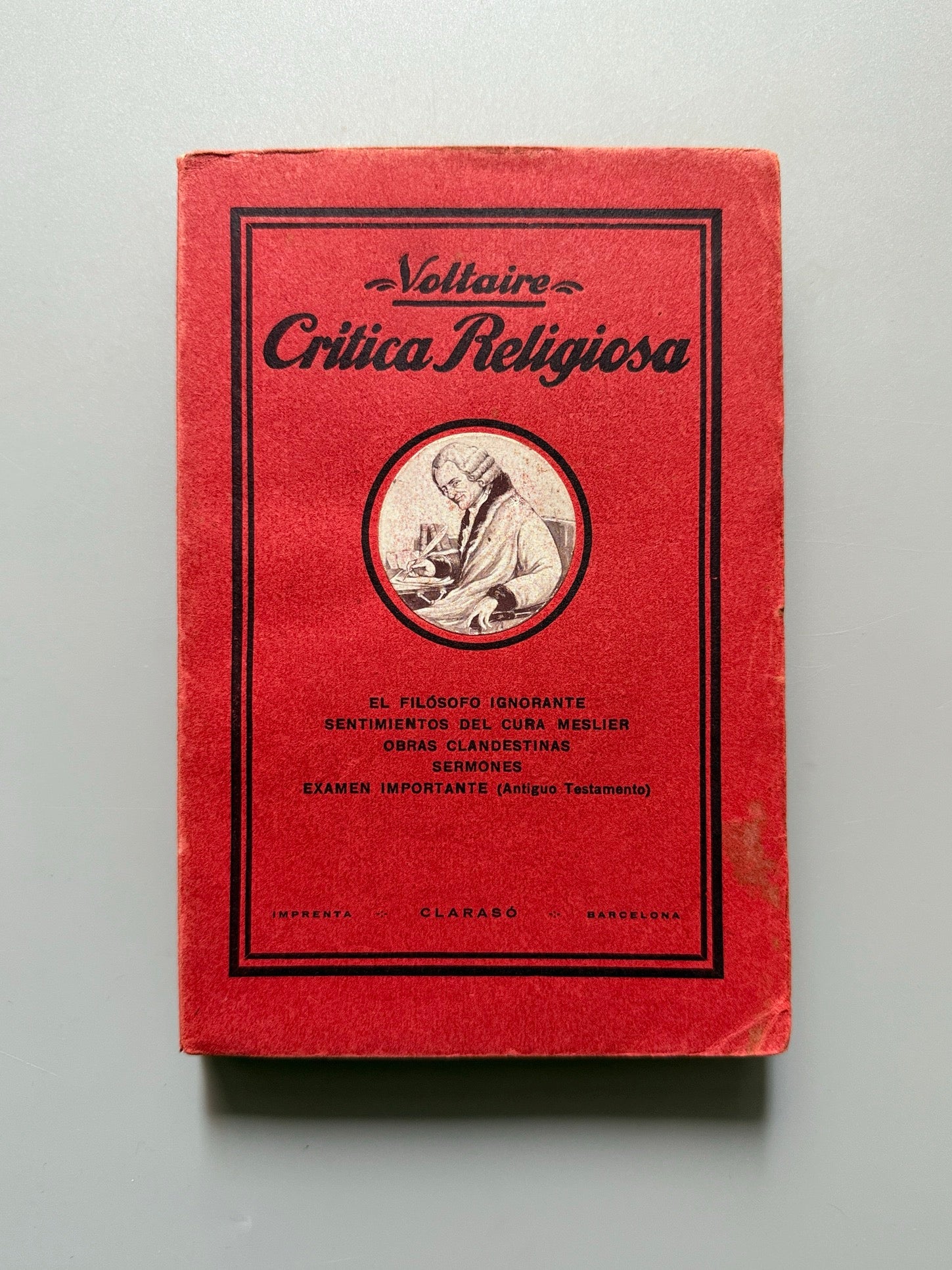 Crítica religiosa, Voltaire - Antonio Roch Editor, ca. 1915