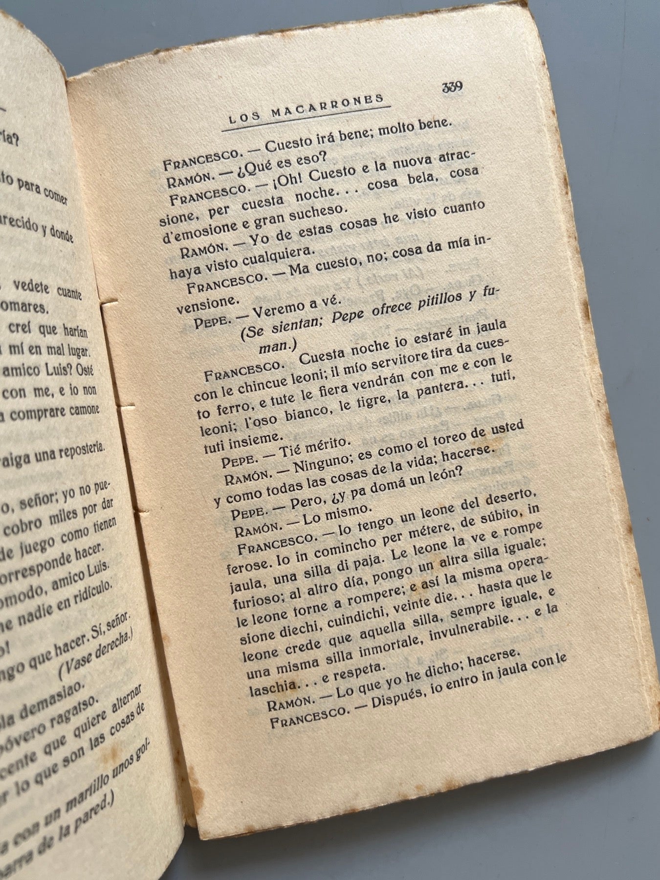 Libro de: Entremeses, Sainetes Y Teatralerias, Pablo Parellada - Librería De Francisco Beltrán, 1921