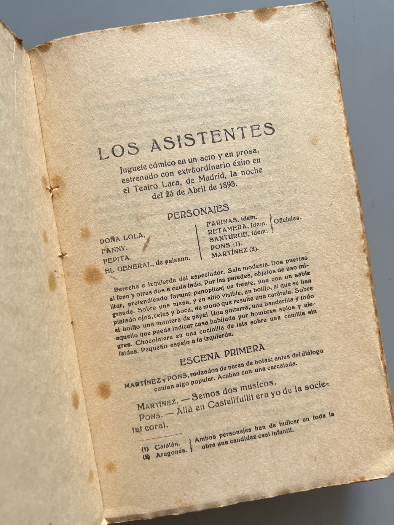 Libro de: Entremeses, Sainetes Y Teatralerias, Pablo Parellada - Librería De Francisco Beltrán, 1921