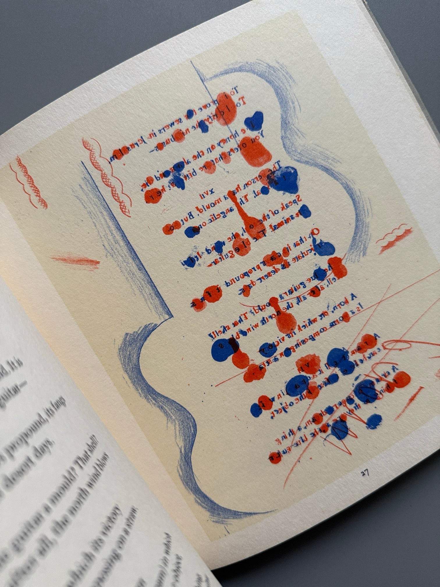 Libro de: The blue guitar, David Hockney. The man with the blue guitar, W. Stevens - Petersburg Press, 1977