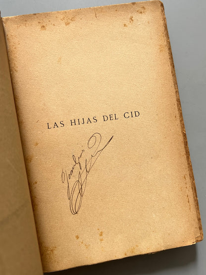 Libro de: Las Hijas Del Cid, Eduardo Marquina -  Renacimiento, 1912