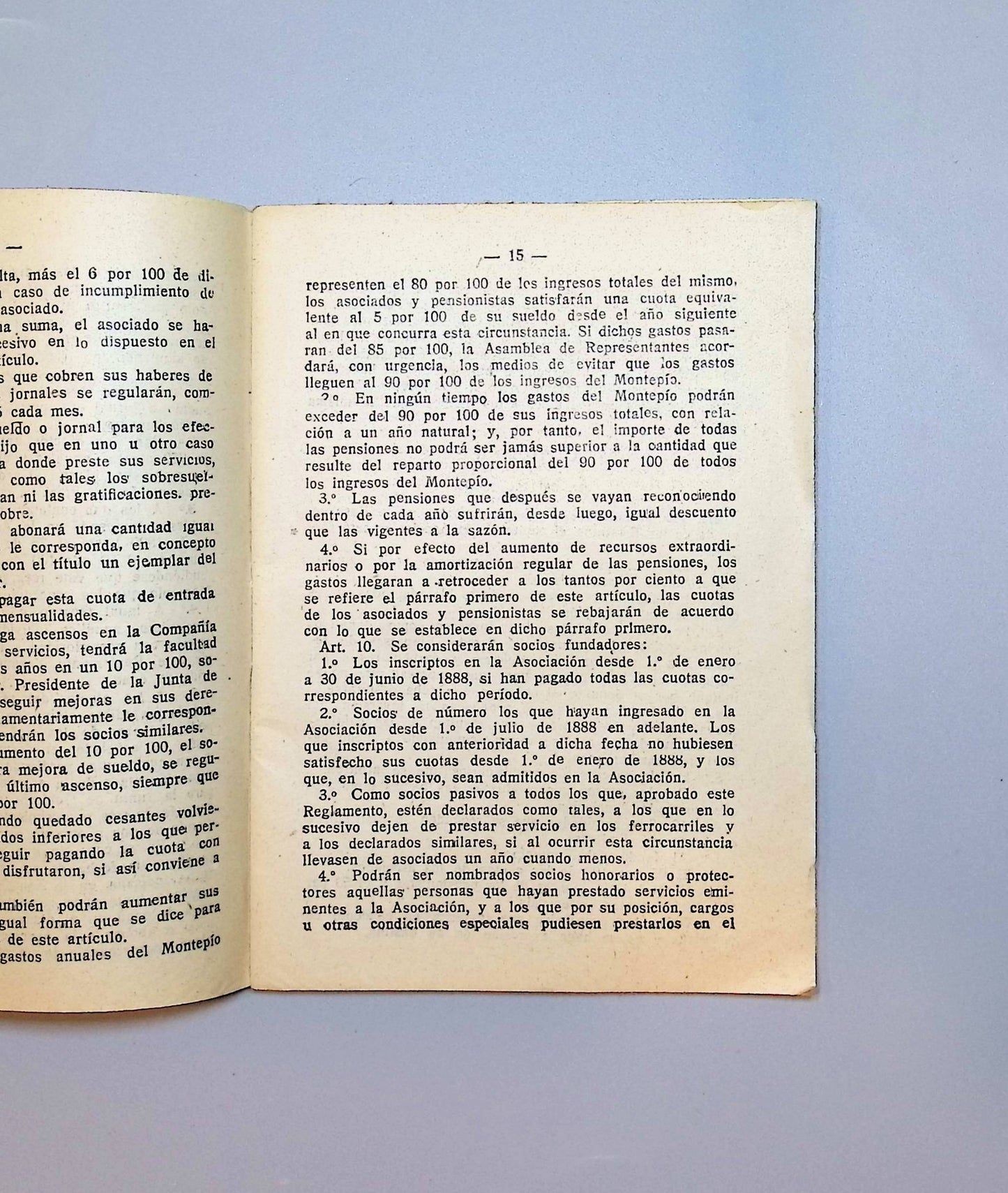 Libro de: Estatutos y reglamento de la Asociación general de empleados y obreros de los ferrocarriles. 1916