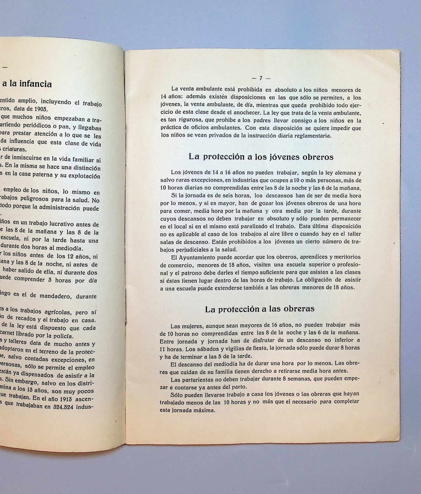 Libro de: La protección al obrero en Alemania, Robert Schmidt - Revista mensual socialista, 1915