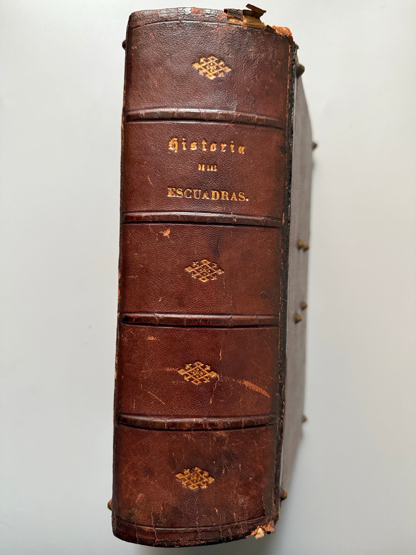 Libro de: Historia de las escuadras de Cataluña, José Ortega y Espinós - Librería del Plus Ultra, 1859