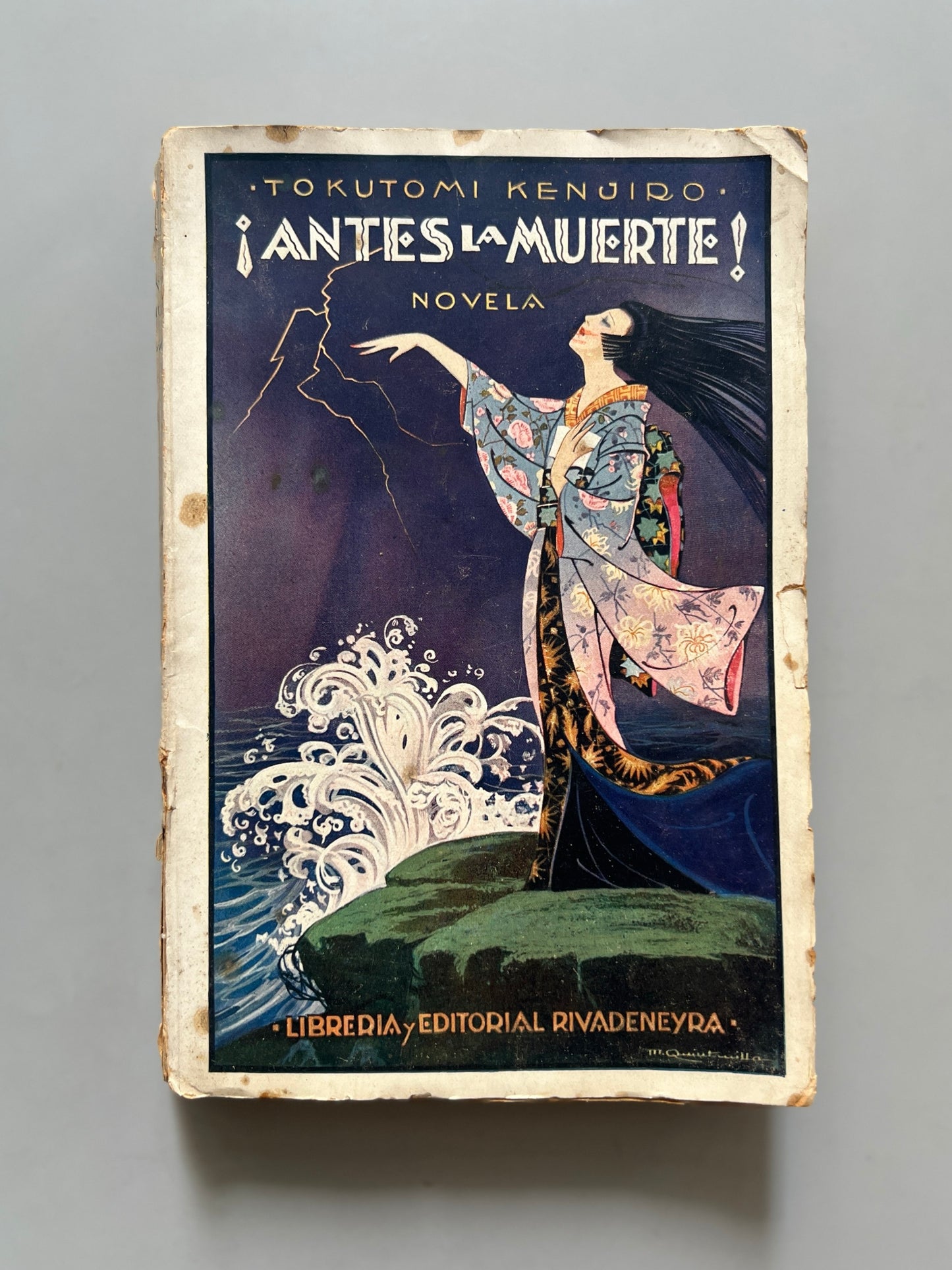 ¡antes La Muerte!, Tokutomi Kenjiro - Librería Y Editorial Rivadeneyra, Ca. 1920