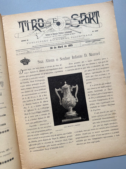 Libro de: Tiro e Sport nº305 - Candido Chaves Editor, 30 de abril de 1905