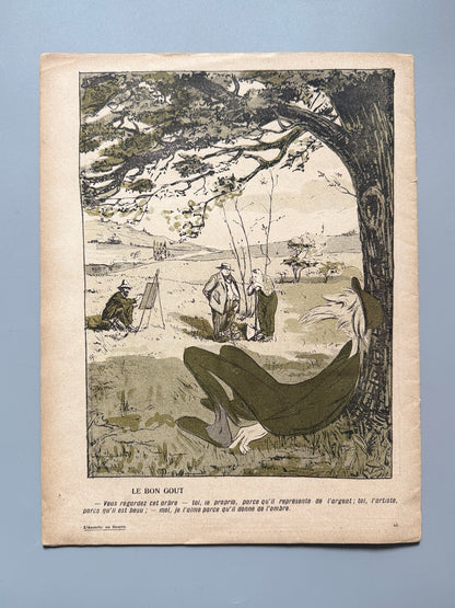 Libro de: L'Assiette au beurre. Les opinions de César Tripet, par Marius Savignol. Nª317 - 27 de abril de 1907