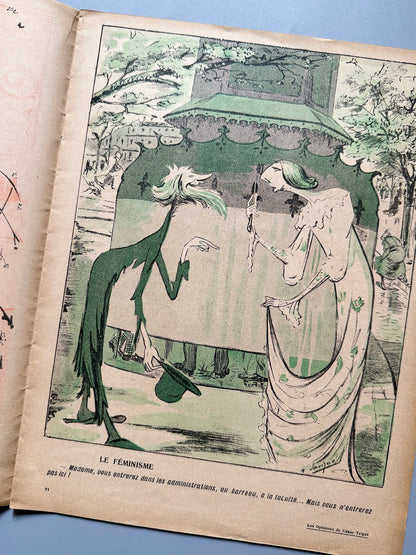 Libro de: L'Assiette au beurre. Les opinions de César Tripet, par Marius Savignol. Nª317 - 27 de abril de 1907