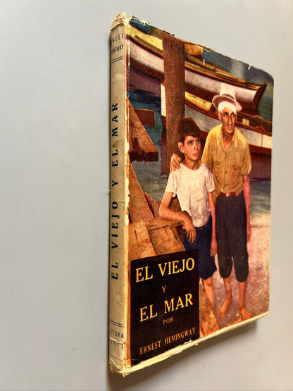 Libro de: El Viejo Y El Mar, Ernest Hemingway (Primera Edición Mexicana) - Editora Elite, Ca. 1955