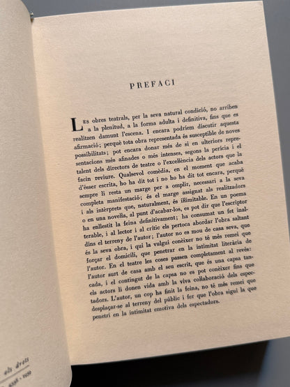 Libro de: Romeo i Julieta, Otel·lo i Macbeth, W. Shakespeare. Traducción Josep Mª de Sagarra - Alpha, 1959