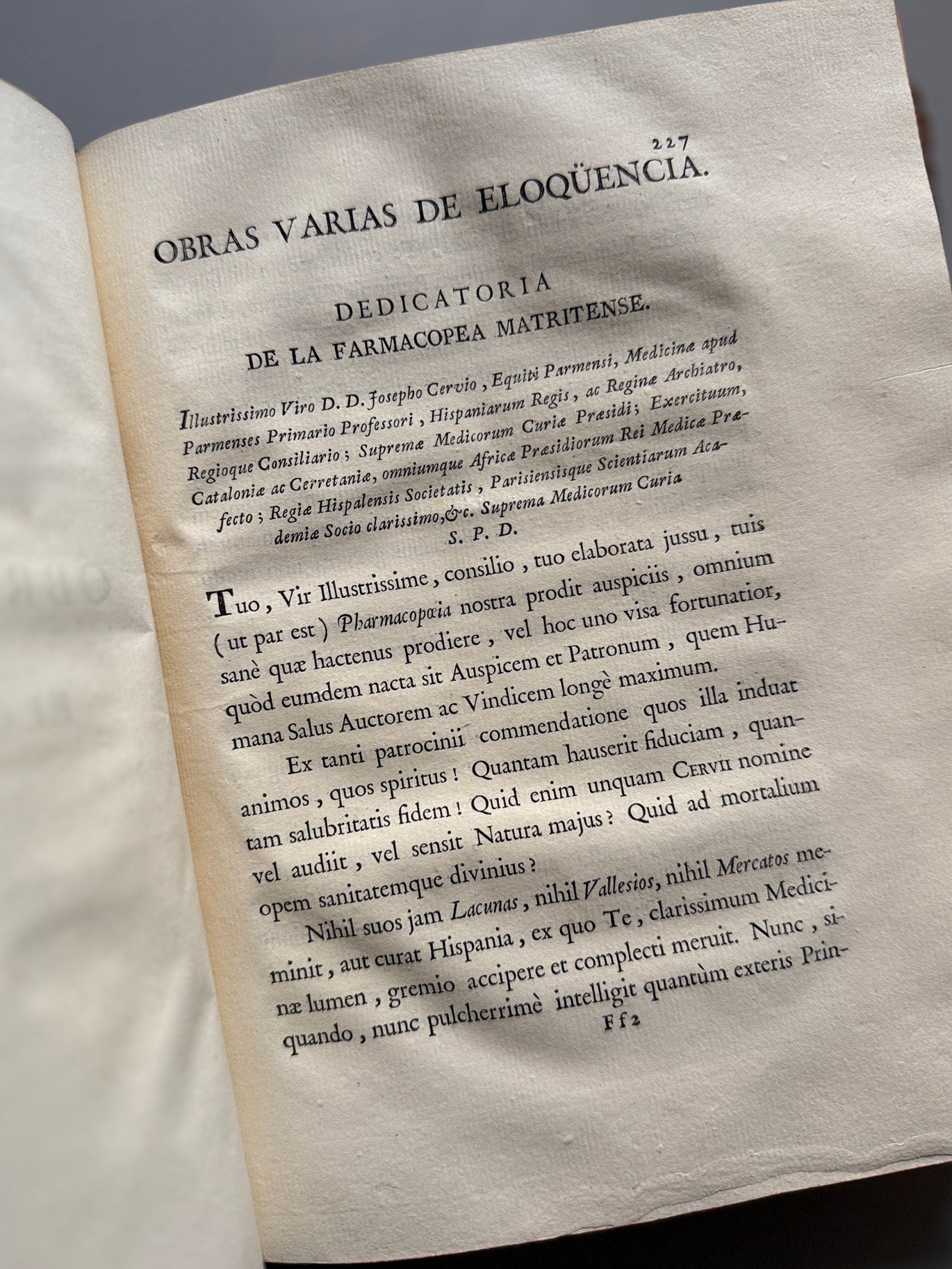 Libro de: Obras sueltas de Juan de Yriarte. Tomo II - Imprenta de D. Francisco Manuel de Mena, 1774