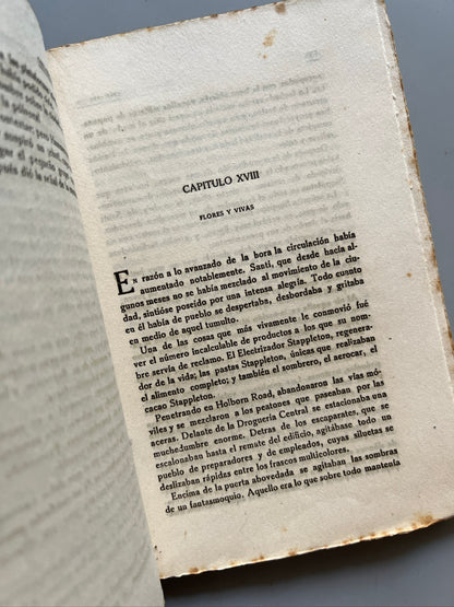 Libro de: La Maravillosa Aventura De Santi Stappleton, Cyril-Berger - Editorial Variorum, 1921