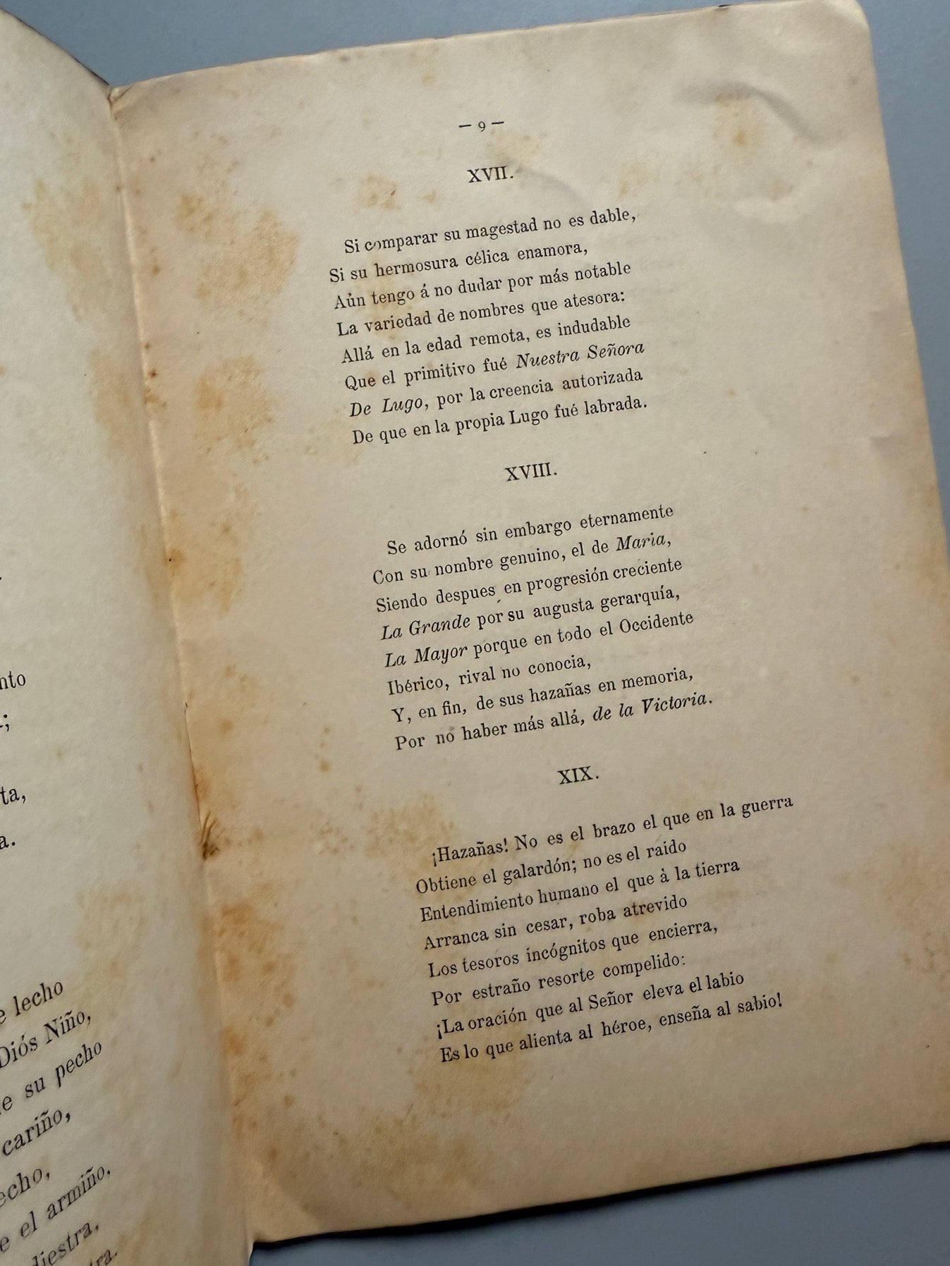 Libro de: A nuestra Señora de los ojos grandes de Lugo, Salvador Carrera - Tipografía Mariana, 1883