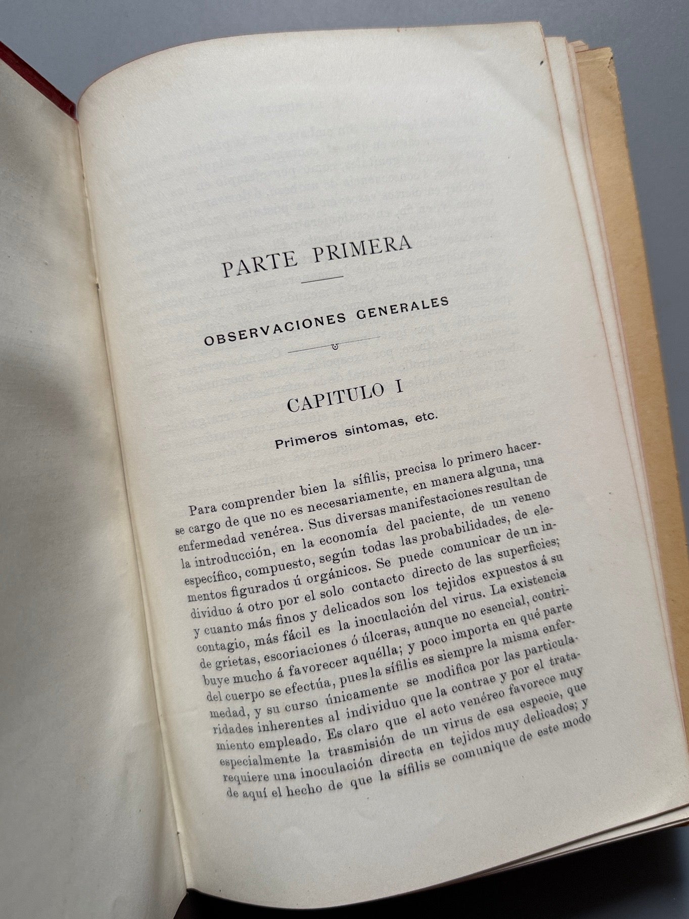 Libro de: La sífilis, Jonathas Hutchinson - Editorial de Ramón Molinas, 1888