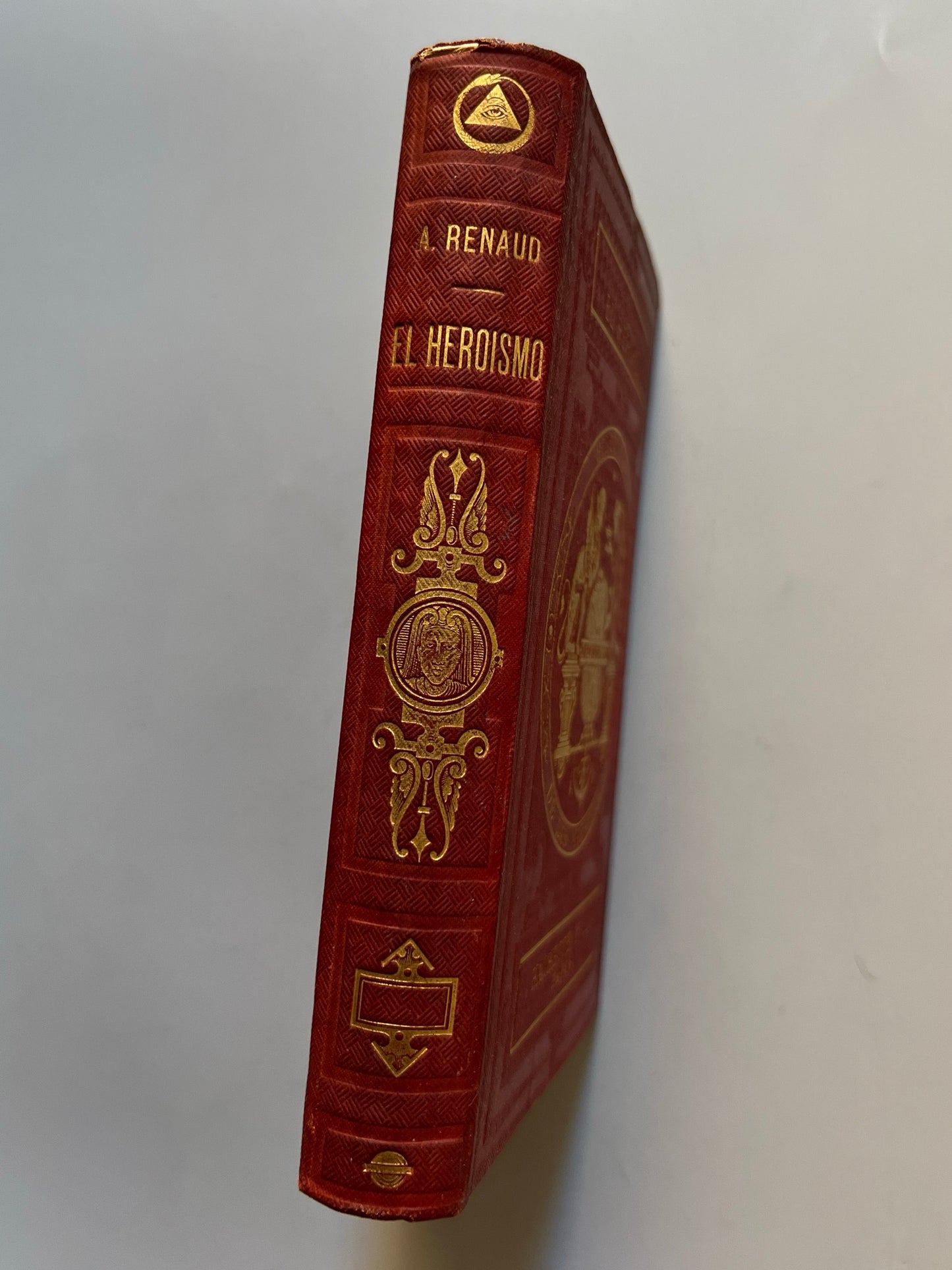 Libro de: El Heroismo, Armand Renaud - Librería Hachette Y Cª, 1873