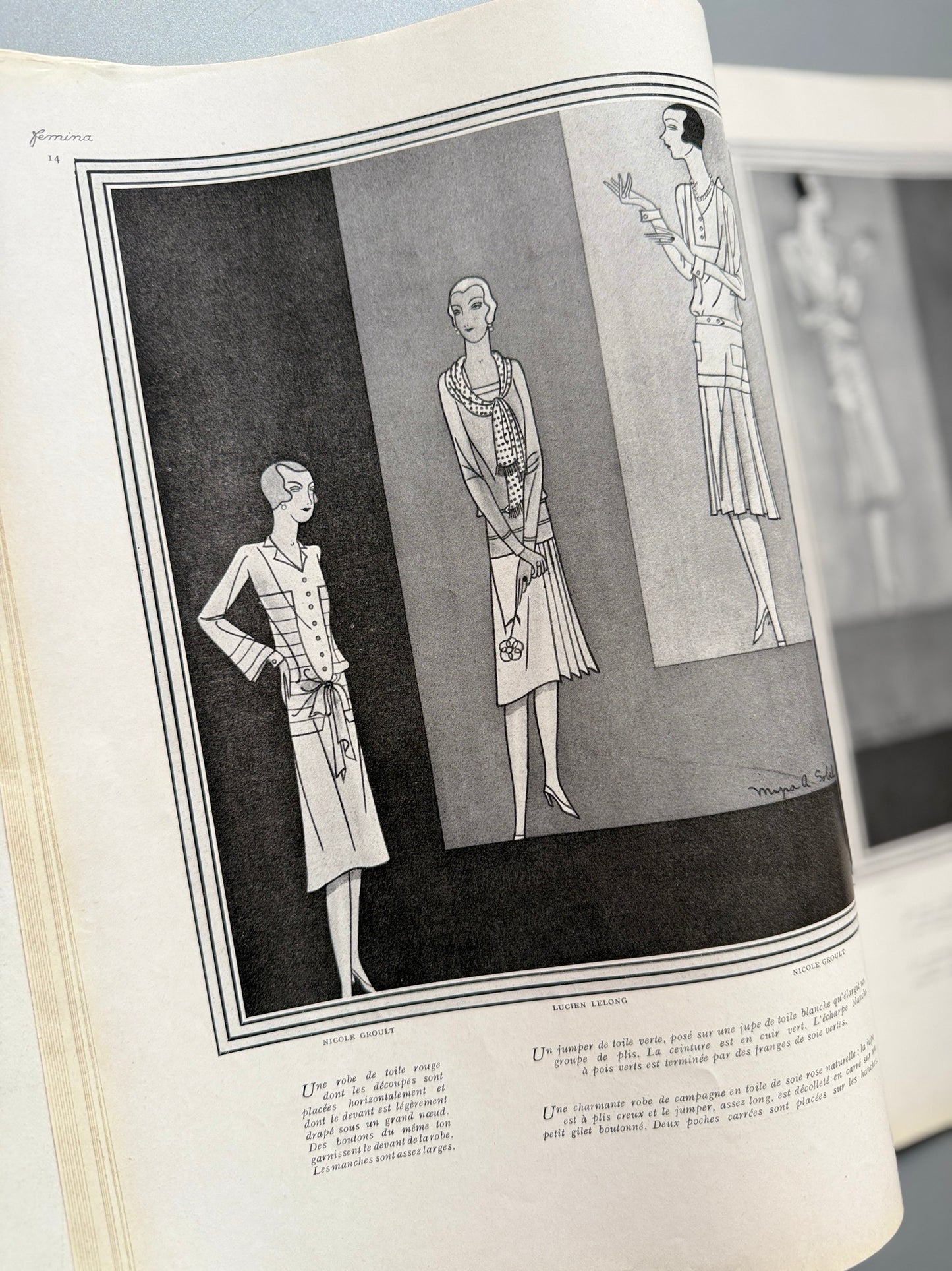 Libro de: Femina. Revista de moda francesa - Pierre Lafitte, Robert Ochs, abril de 1928