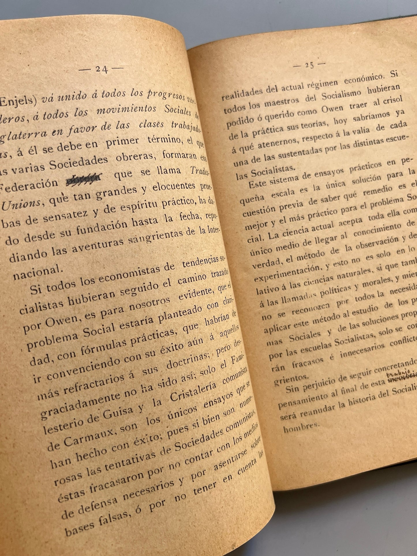 Libro de: Estudio Acerca De El Socialismo, Juan Frías Martí - 1901