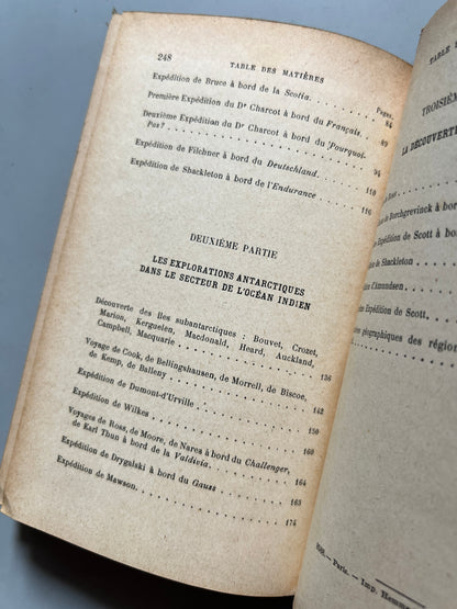 Libro de: Le Pôle Sud, J. Rouch - Ernest Flammarion Editeur, 1921