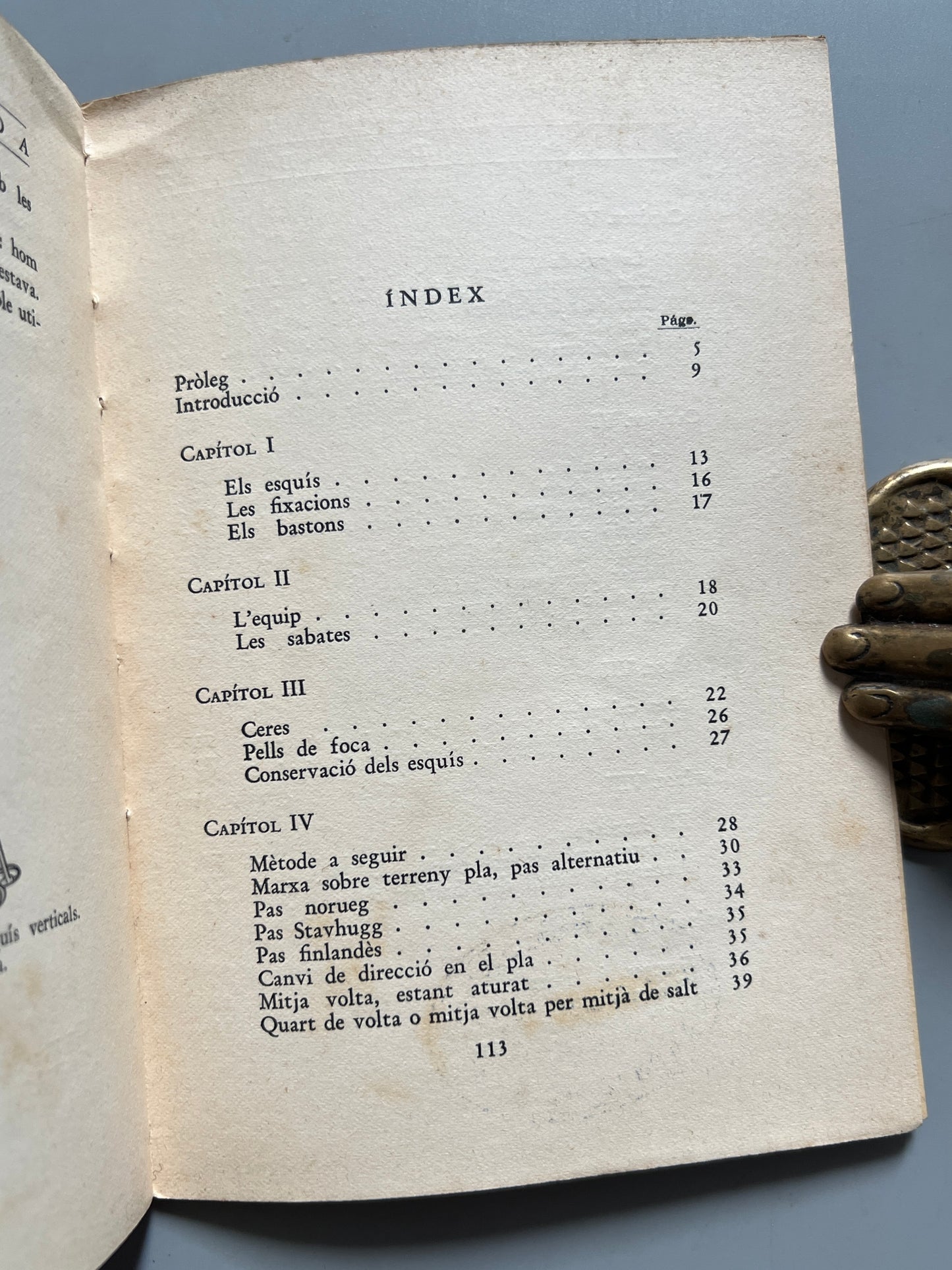 Libro de: Nocions d'esquí, Miquel Albareda Campmany - Centre Excursionista de Catalunya, 1933