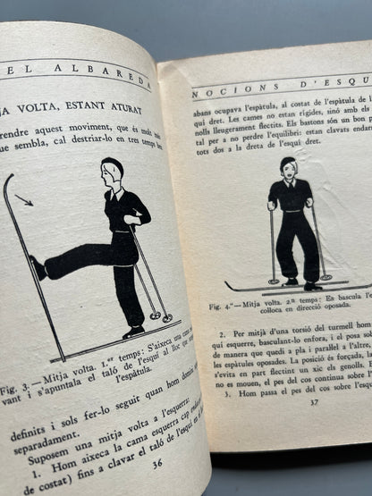 Libro de: Nocions d'esquí, Miquel Albareda Campmany - Centre Excursionista de Catalunya, 1933