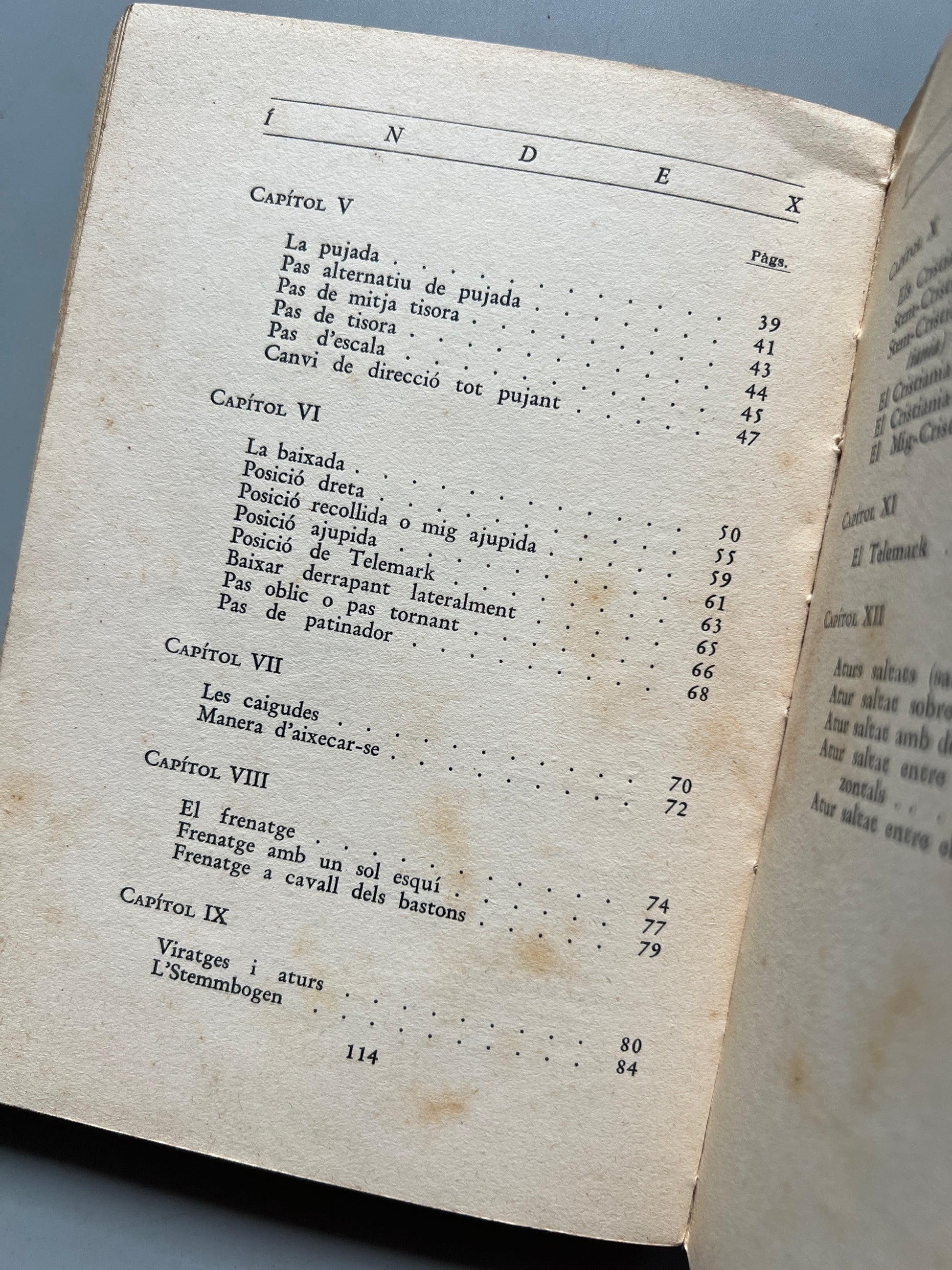 Libro de: Nocions d'esquí, Miquel Albareda Campmany - Centre Excursionista de Catalunya, 1933