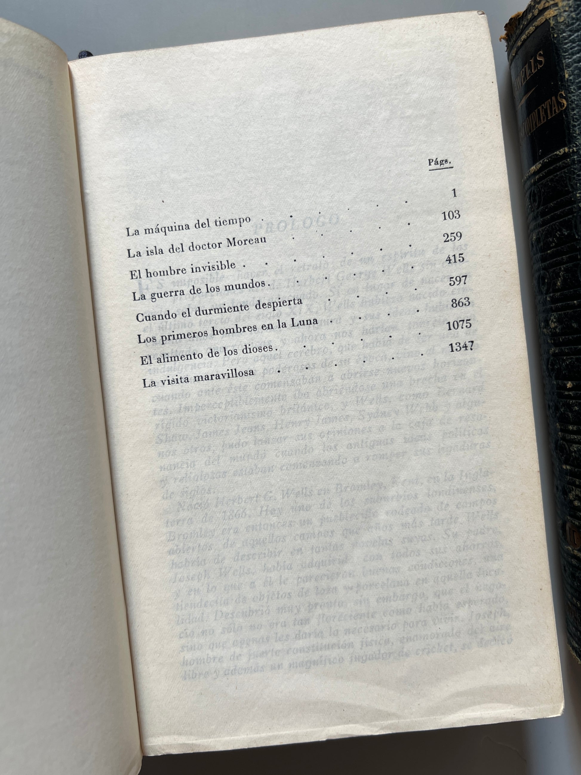 Libro de: Obras Completas, H. G. Wells - José Janés Editor, 1953-1954