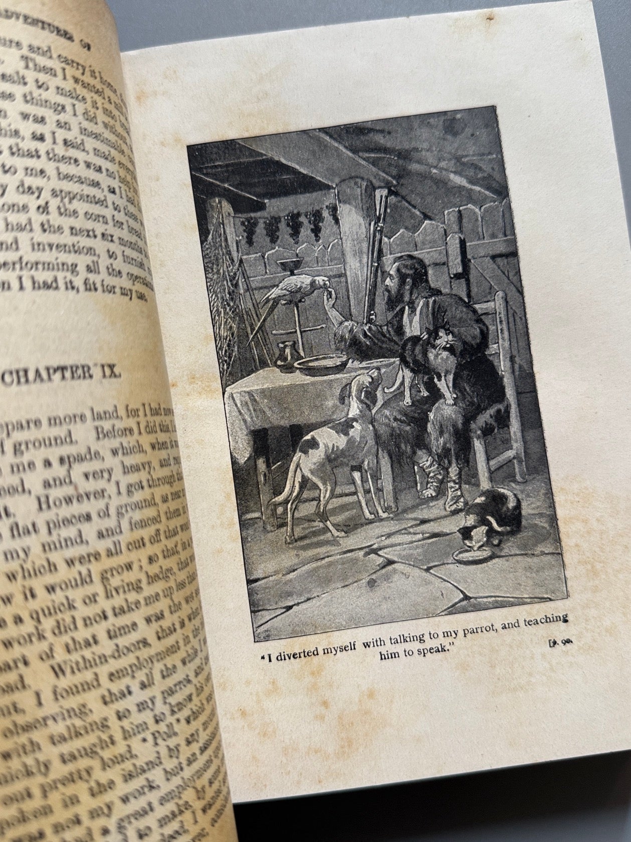 Libro de: The life and adventures of Robinson Crusoe, Daniel Defoe - S. W. Partridge & Co, ca. 1900