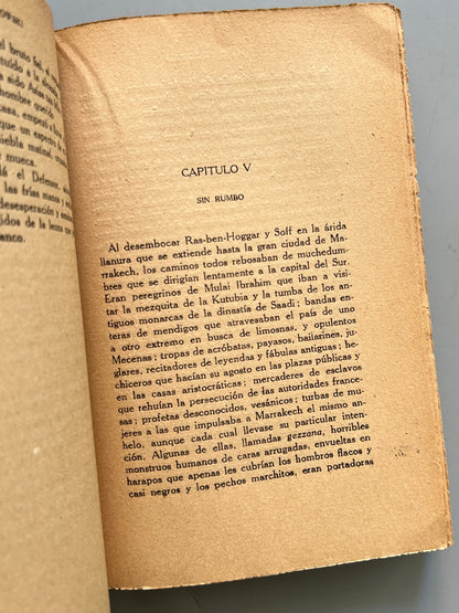 Libro de: Leonas del Rif y geishas del Japón, F. Ossendowski - M. Aguilar, ca. 1925