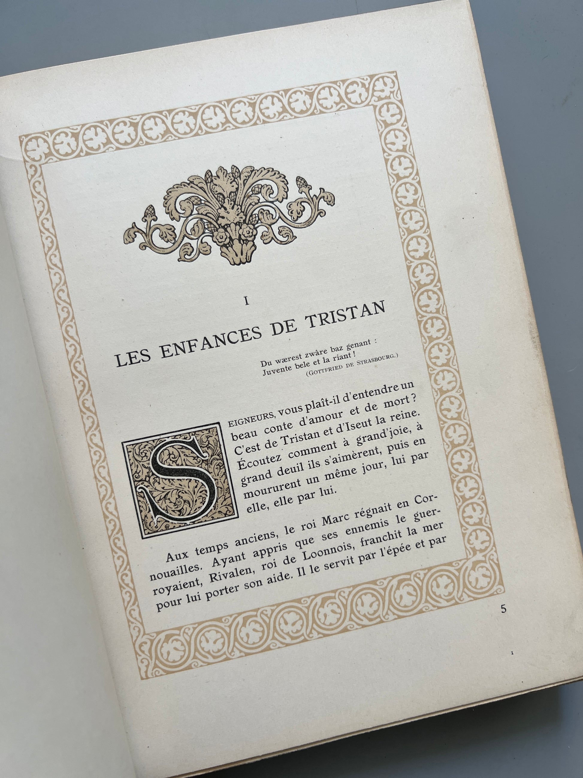 Libro de: Le roman de Tristan et Iseut, Joseph Bédier - L'Édition D'Art, 1922