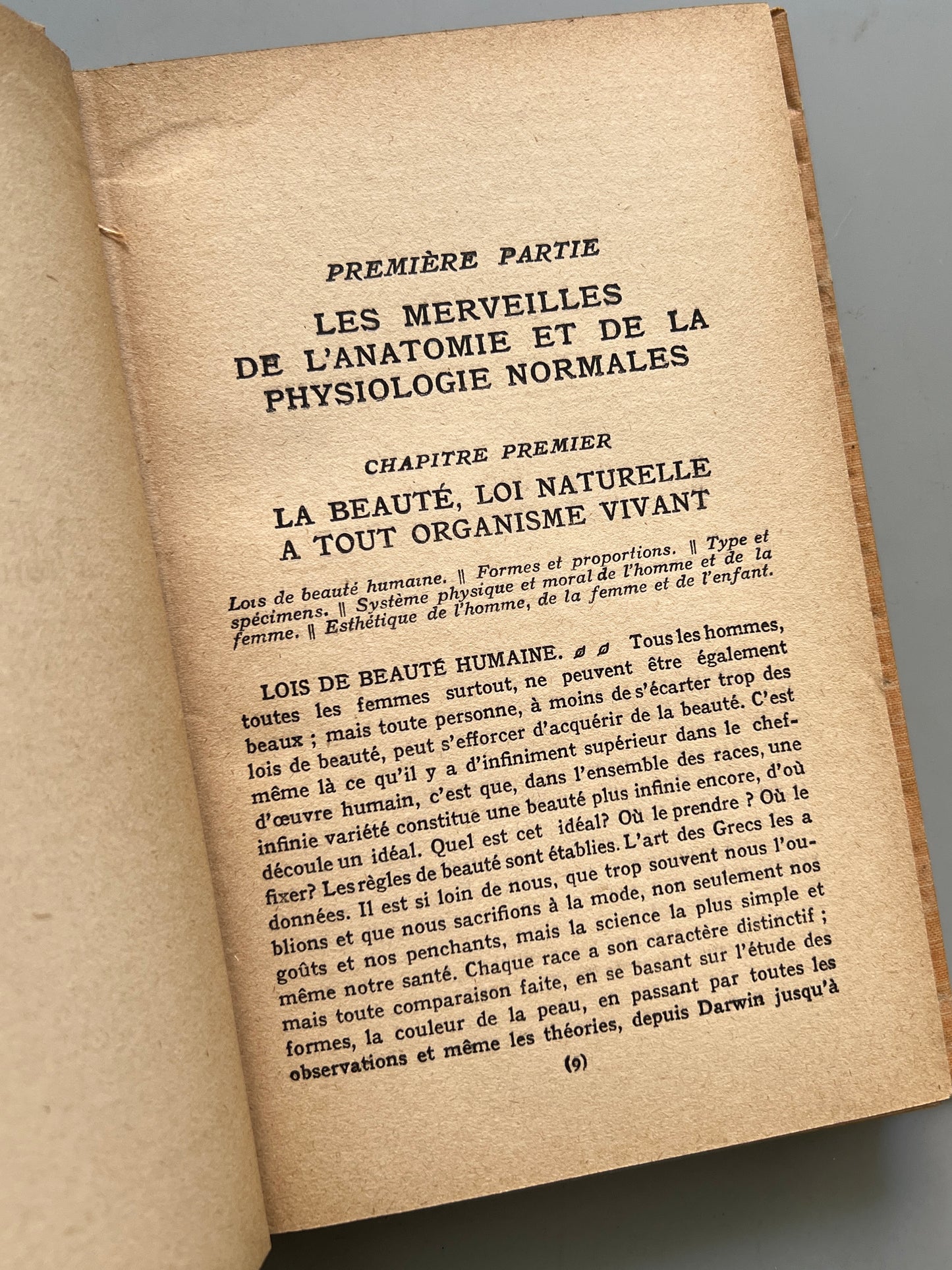 Libro de: Le corps humain, Docteur Vaucaire - Libraire Hachette, ca. 1930