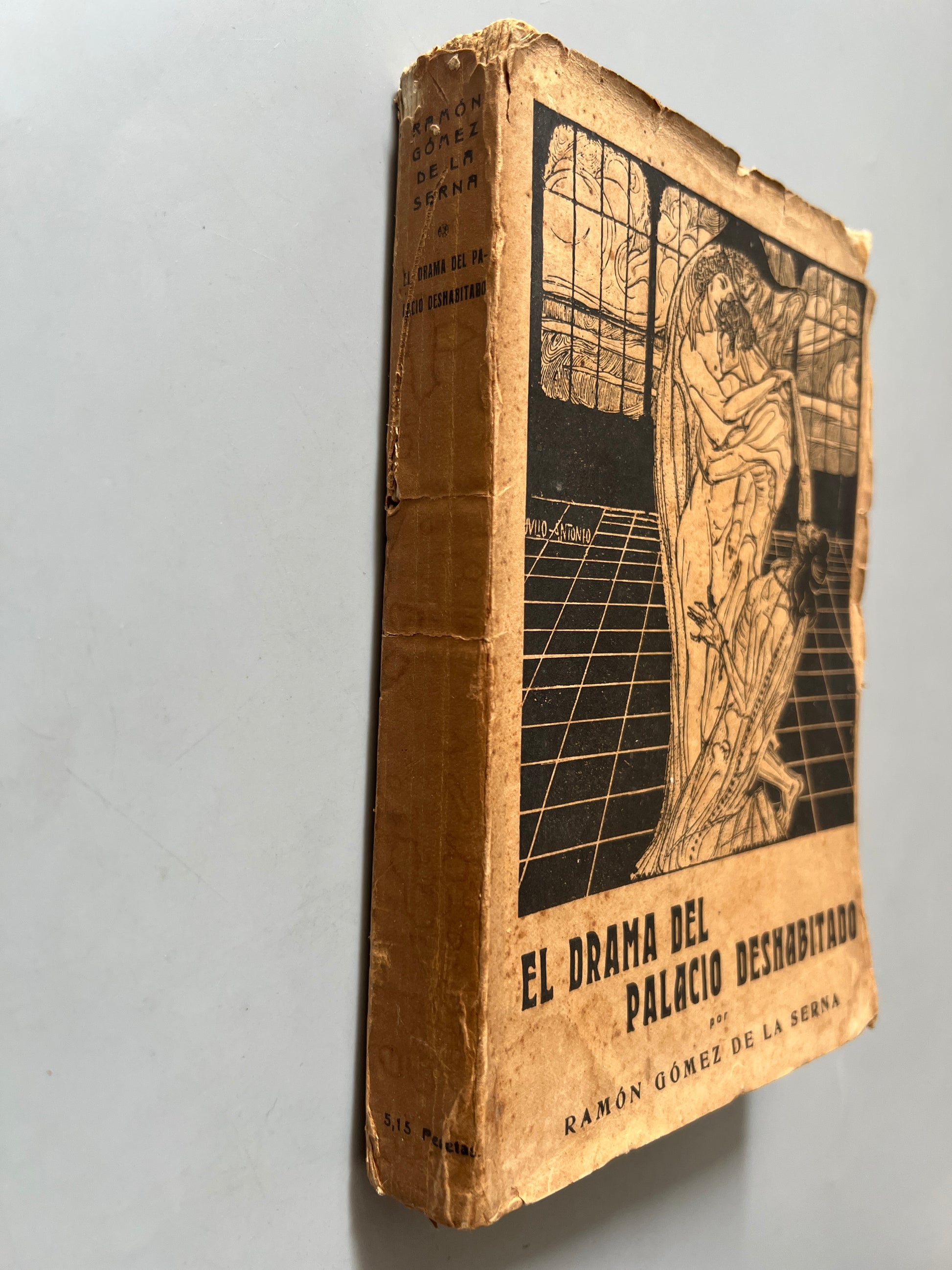 Libro de: El drama del palacio deshabitado, Ramón Gómez de la Serna (1a edición) - Editorial-América, 1926