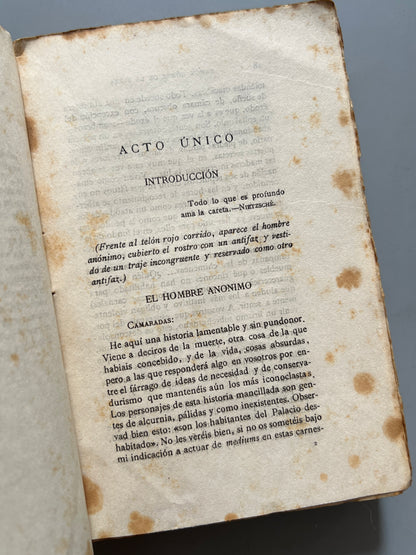 Libro de: El drama del palacio deshabitado, Ramón Gómez de la Serna (1a edición) - Editorial-América, 1926