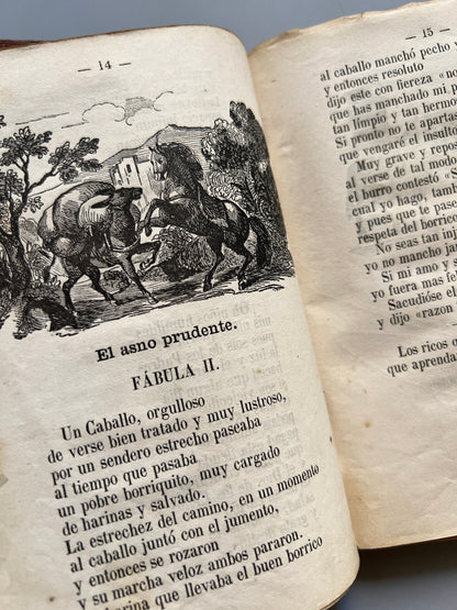 Libro de: Fábulas en verso, Tomás De Aquino Gallissá - Litografía de los ss. Paluzie, 1873